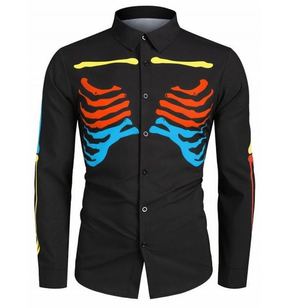 christmas print series suit men 2019 fashion red black white button printed long-sleeved blouse shirt camisa plue size s-xxl, White;black
christmas print series suit men 2019 fashion red black white button printed long-sleeved blouse shirt camisa plue size s-xxl, White;black