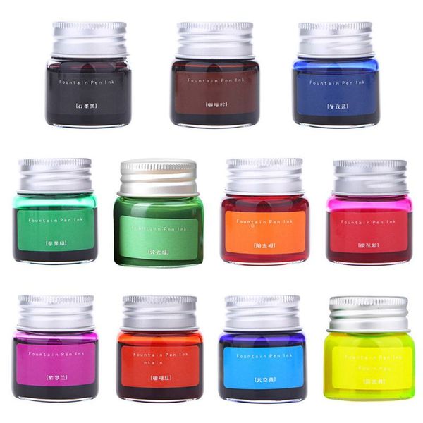 smooth colorful liquid ink pigment non carbon writing fountain pen ink refill school office supplies student stationary c26
smooth colorful liquid ink pigment non carbon writing fountain pen ink refill school office supplies student stationary c26