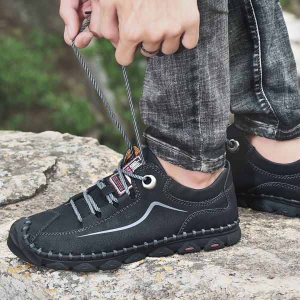 2020 large size new style selling men's athletic shoes running shoes casual breathable versatile soft-sole trendy shoe, Black 
2020 large size new style selling men's athletic shoes running shoes casual breathable versatile soft-sole trendy shoe, Black