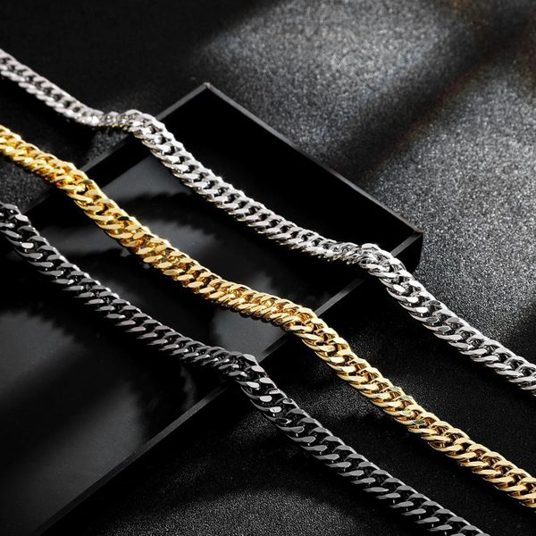 hip-hop men long cuban chain necklace pary club pub street decor jewelry gift, Silver
hip-hop men long cuban chain necklace pary club pub street decor jewelry gift, Silver
