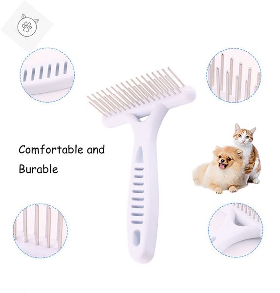 superpet white rake comb for dogs brush short long hair fur shedding remove cat dog brush grooming tools pet dog supplies, Silver
superpet white rake comb for dogs brush short long hair fur shedding remove cat dog brush grooming tools pet dog supplies, Silver