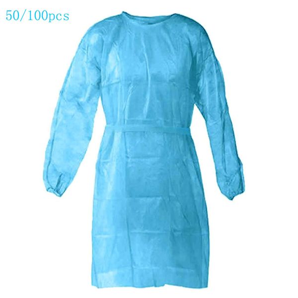 50/100pcs protection gown disposable protective suits dustproof coverall anti-fog isolation suit waterproof protective clothing color
50/100pcs protection gown disposable protective suits dustproof coverall anti-fog isolation suit waterproof protective clothing color