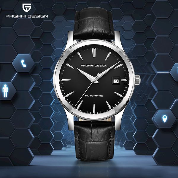 wristwatches pagani design men's mechanical watches business automatic date watch men sport fashion wristwatch reloj hombres, Slivery;brown
wristwatches pagani design men's mechanical watches business automatic date watch men sport fashion wristwatch reloj hombres, Slivery;brown