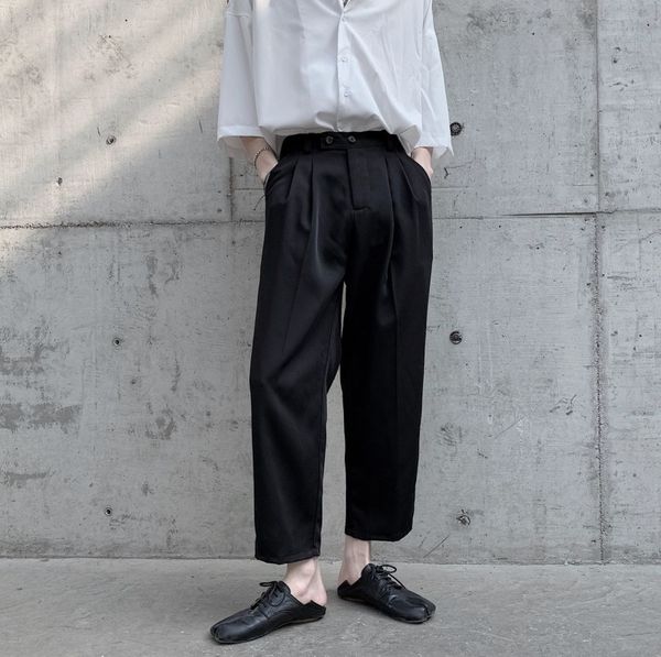 2020 spring and summer new youth popular loose solid color nine points trousers fashion casual wild straight pants black, White;black
2020 spring and summer new youth popular loose solid color nine points trousers fashion casual wild straight pants black, White;black