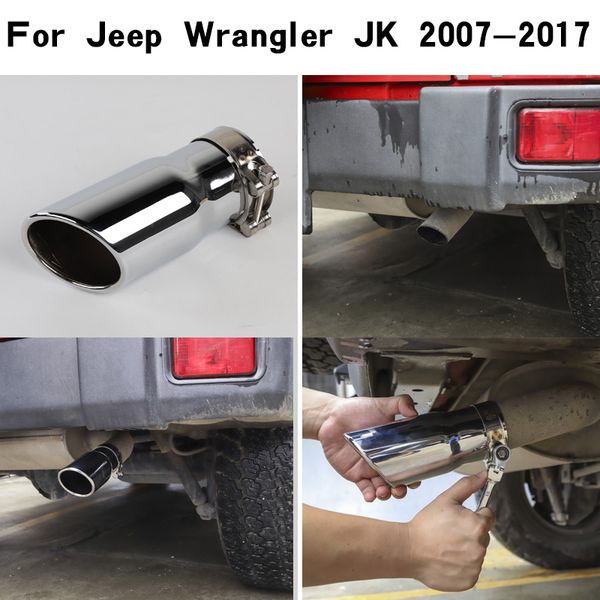 stainless steel car tail pipe exhaust muffler tip for jeep wrangler jk 2007-2017 car exterior accessories
stainless steel car tail pipe exhaust muffler tip for jeep wrangler jk 2007-2017 car exterior accessories