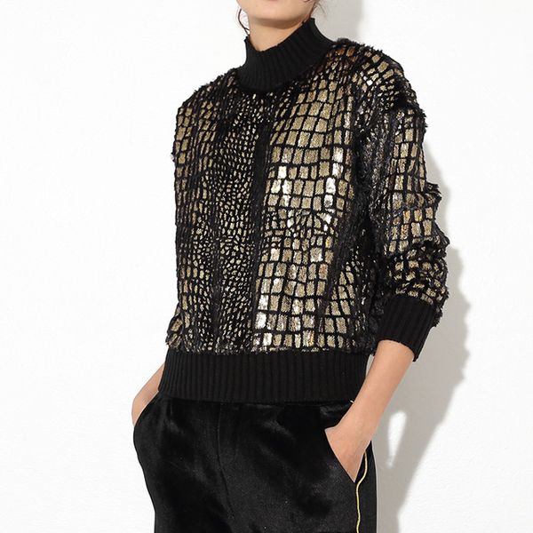 7mang 2019 women harajuku gold sequins turtleneck sweatshirt loose long sleeve knitted party sweatshirts black hoodie 0108
7mang 2019 women harajuku gold sequins turtleneck sweatshirt loose long sleeve knitted party sweatshirts black hoodie 0108