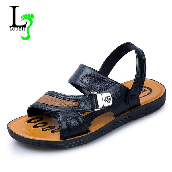 men sandals 2019 summer breathable leisure sandals shoes male lightweight leather flip flops comfortable non slip shoes, Black
men sandals 2019 summer breathable leisure sandals shoes male lightweight leather flip flops comfortable non slip shoes, Black