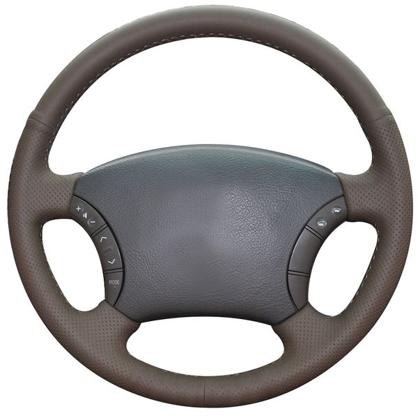 dark brown natural leather car steering wheel cover for toyota land cruiser prado 120 land cruiser 2003-2007 tacoma 2005-2011
dark brown natural leather car steering wheel cover for toyota land cruiser prado 120 land cruiser 2003-2007 tacoma 2005-2011