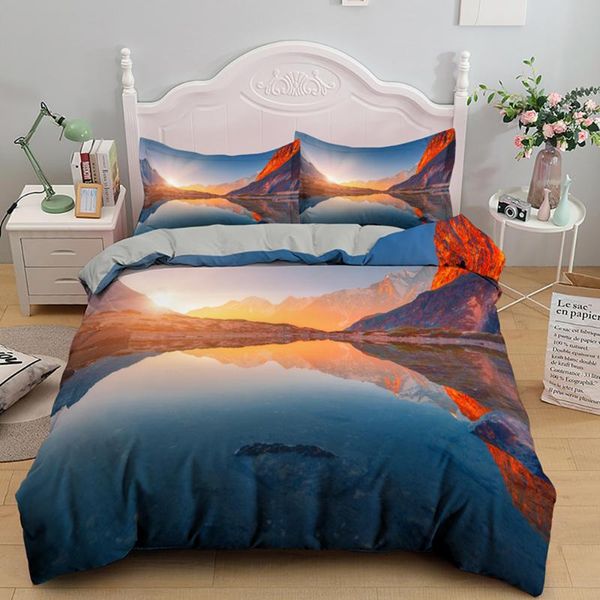 beautiful natural scenery mountains and rivers painting landscape bedding sets home decoration lavender duvet cover holiday gift
beautiful natural scenery mountains and rivers painting landscape bedding sets home decoration lavender duvet cover holiday gift