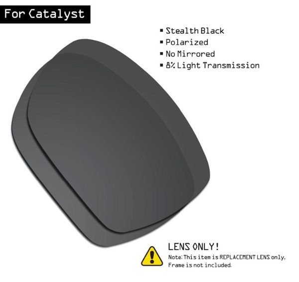 smartvlt polarized sunglasses replacement lenses for catalyst - stealth black
smartvlt polarized sunglasses replacement lenses for catalyst - stealth black