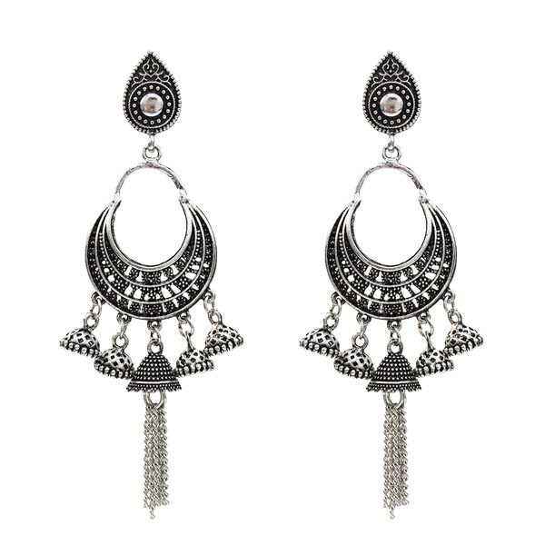 thailand big long tassel drop earrings jhumka silver wedding earring for bride afghan ethnic turkish oxidized jewelry
thailand big long tassel drop earrings jhumka silver wedding earring for bride afghan ethnic turkish oxidized jewelry