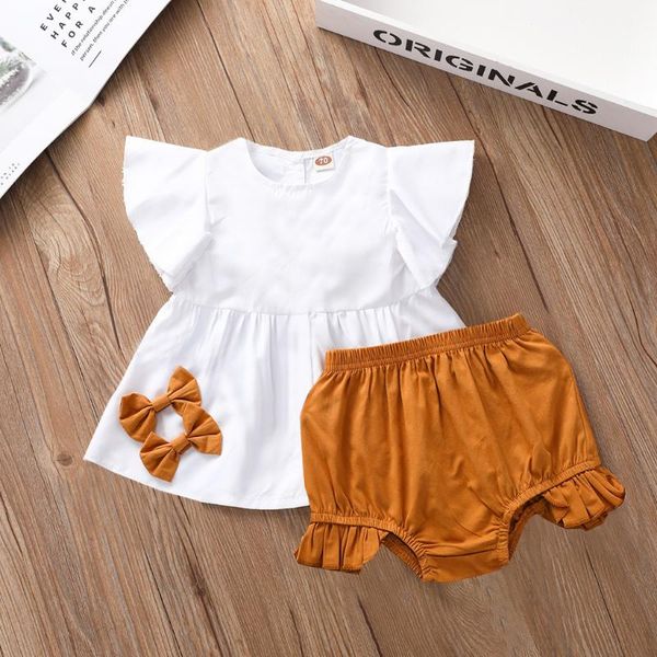 toddler baby girls sleeve bowknot +solid ruffle shorts outfits fashion short sleeve o-neck baby girls clothes ropa niña, White
toddler baby girls sleeve bowknot +solid ruffle shorts outfits fashion short sleeve o-neck baby girls clothes ropa niña, White