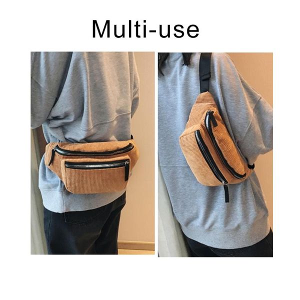 vintage women solid corduroy waist bag ladies canvas fanny pack phone chest banana bag fashion brown money wallet
vintage women solid corduroy waist bag ladies canvas fanny pack phone chest banana bag fashion brown money wallet