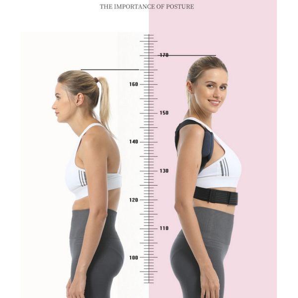 brace support belt adjustable back posture corrector shoulder back support belt lumbar braces shoulder posture correction, Black;blue
brace support belt adjustable back posture corrector shoulder back support belt lumbar braces shoulder posture correction, Black;blue
