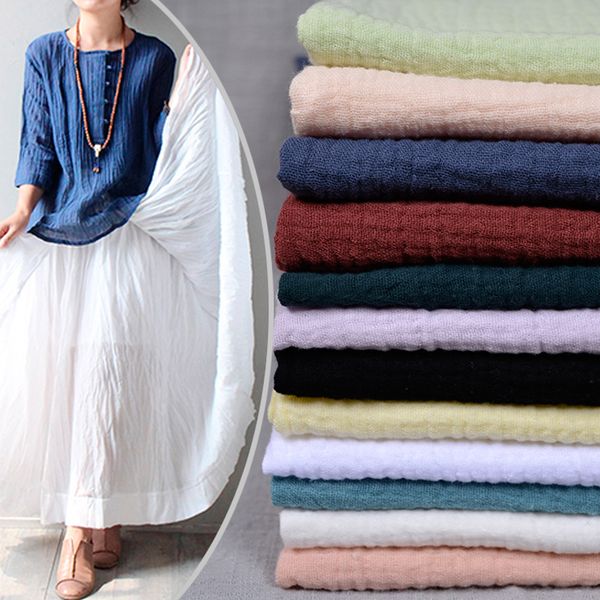double deck thick bamboo ma cotton linen fabric 1.3m wide chinese style pleated fabric solid color summer clothes dress diy, Black;white
double deck thick bamboo ma cotton linen fabric 1.3m wide chinese style pleated fabric solid color summer clothes dress diy, Black;white
