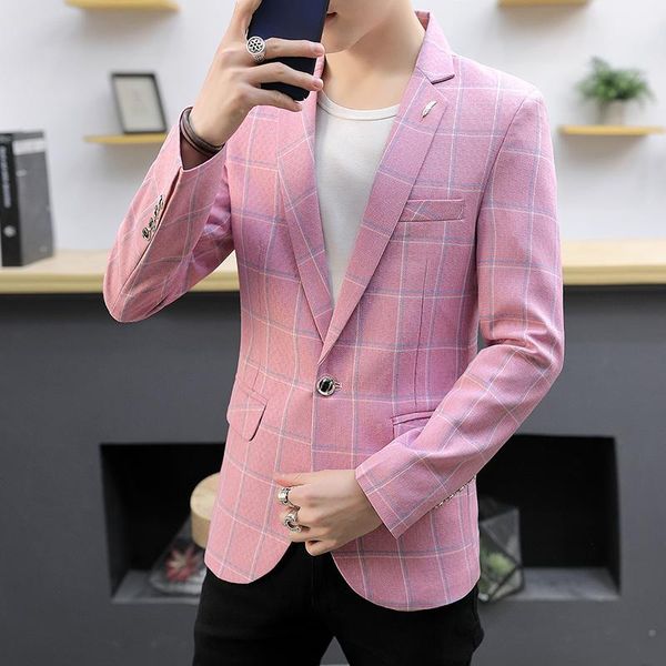 men's blazers and suit jackets fashion lattice swallowtail dress blazer man wedding suits for men black pink blue, White;black
men's blazers and suit jackets fashion lattice swallowtail dress blazer man wedding suits for men black pink blue, White;black