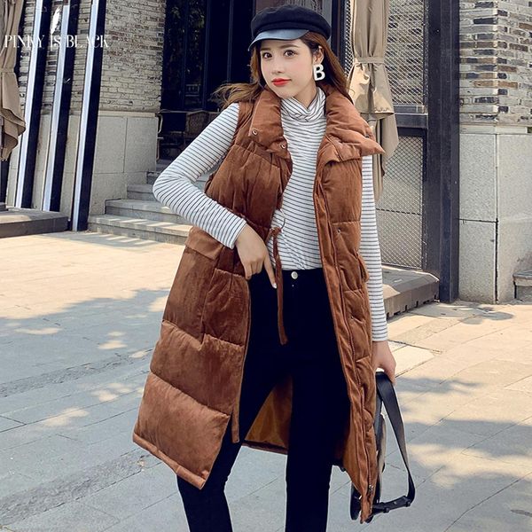 pinkyisblack new long vest women coat 2019 winter vest women waistcoat fashion ladies stand collar velvet jacket for female, Black;white
pinkyisblack new long vest women coat 2019 winter vest women waistcoat fashion ladies stand collar velvet jacket for female, Black;white