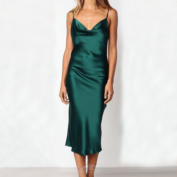 party dress ladies dresses women dress sling satin sleeveless sling backless mid calf slim dress nightdress twill vestidos, Black;gray
party dress ladies dresses women dress sling satin sleeveless sling backless mid calf slim dress nightdress twill vestidos, Black;gray
