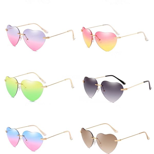 new arrival women men sports heart-shaped sunglasee semi-rimless black gold frame green lens sunglass 51mm with brown box case #65156, White;black
new arrival women men sports heart-shaped sunglasee semi-rimless black gold frame green lens sunglass 51mm with brown box case #65156, White;black
