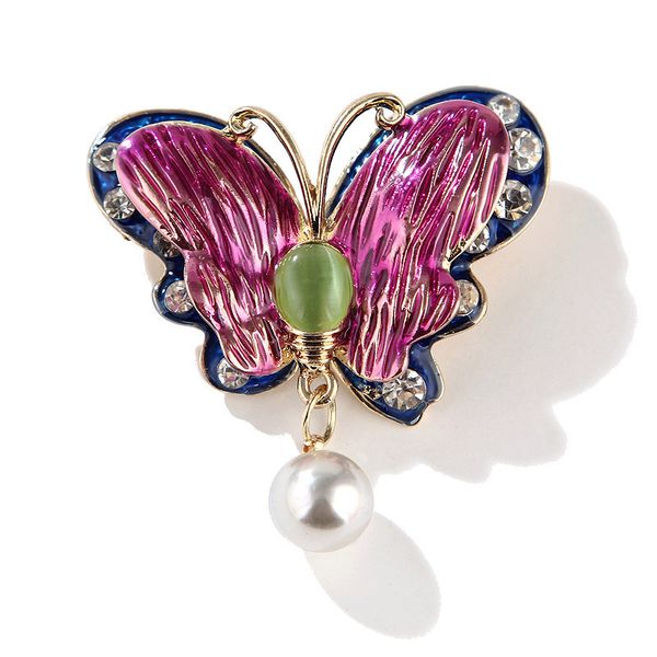 small fresh oil dripping enamel double-deck butterfly pendeloque cut a cat's-eye brooch pin alloy rhinestone women's, Gray
small fresh oil dripping enamel double-deck butterfly pendeloque cut a cat's-eye brooch pin alloy rhinestone women's, Gray
