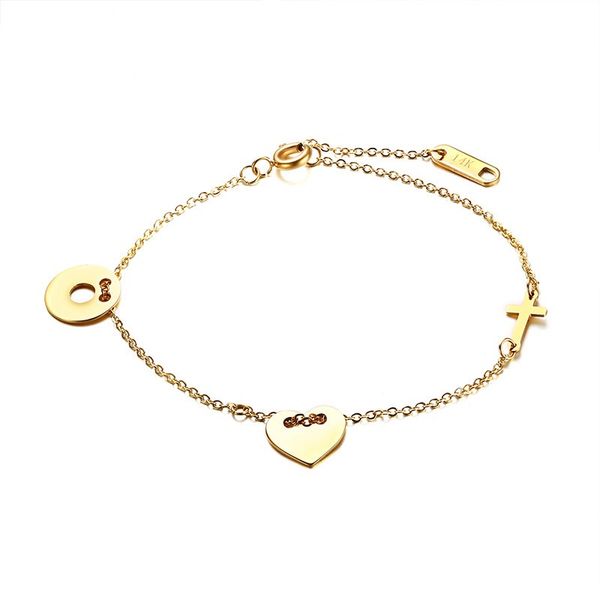 gold color fashion simple women's bangle stainless steel cross heart bracelet watchband jewelry gift for lady women j553, Black
gold color fashion simple women's bangle stainless steel cross heart bracelet watchband jewelry gift for lady women j553, Black