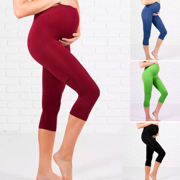 2019 new style fashion pregnant women maternity calf-length pants pregnancy casual high waist trousers, White
2019 new style fashion pregnant women maternity calf-length pants pregnancy casual high waist trousers, White