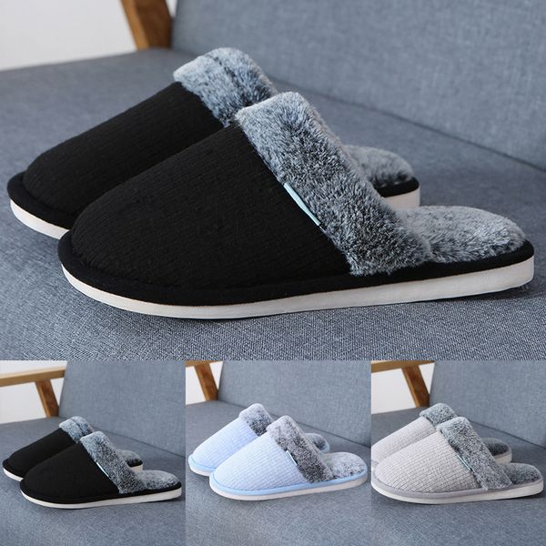 cover round toe men's cotton slippers autumn winter thick-sole flats warm home slippers non-slip flat shoes chaussure homme, Black 
cover round toe men's cotton slippers autumn winter thick-sole flats warm home slippers non-slip flat shoes chaussure homme, Black