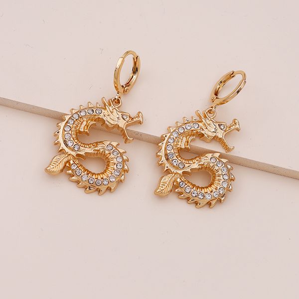 vintage chinese style dragon drop earrings for female 2020 cz trendy punk animal totem earrings statement jewelry gift, Silver
vintage chinese style dragon drop earrings for female 2020 cz trendy punk animal totem earrings statement jewelry gift, Silver