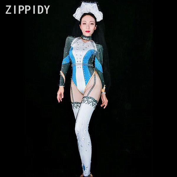 fashion rhinestones printed jumpsuit women's birthday show bodysuit one piece stretch outfit dance party white leggings, Black;white
fashion rhinestones printed jumpsuit women's birthday show bodysuit one piece stretch outfit dance party white leggings, Black;white