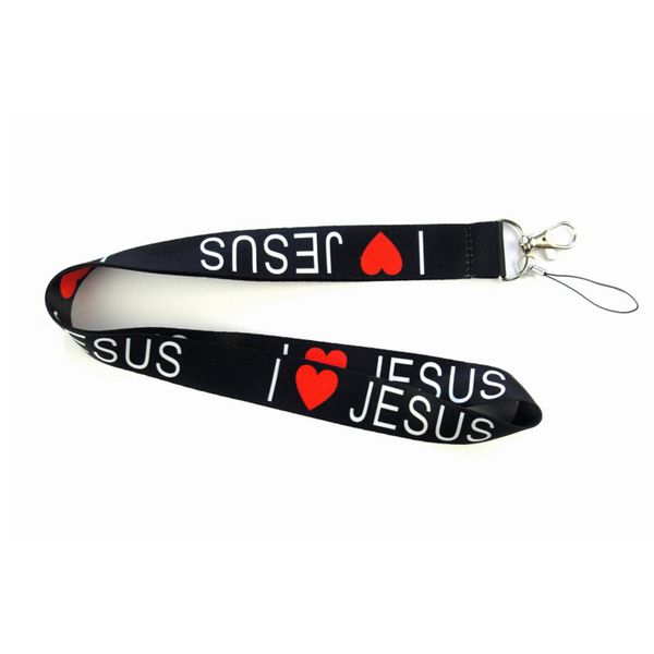 new i love jesus styles neck lanyard for mp3/4 cell phone id card key chain straps black
new i love jesus styles neck lanyard for mp3/4 cell phone id card key chain straps black