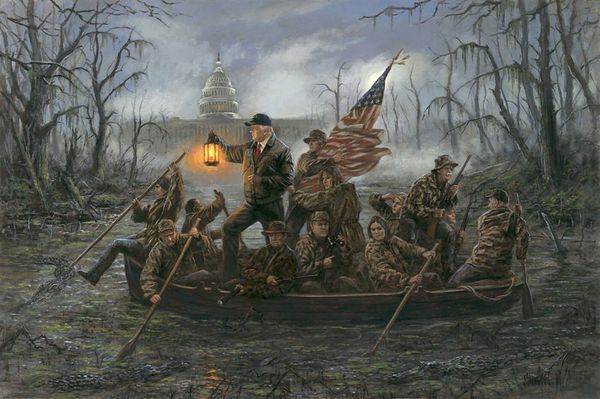 jon mcnaughton crossing swamp modern oil paintings wall pictures home decor for livingroom
jon mcnaughton crossing swamp modern oil paintings wall pictures home decor for livingroom
