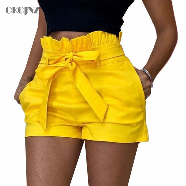 high waist shorts women pocket polyester short feminino solid casual summer sport pant bow drawstring harajuku plus size okq414, White;black
high waist shorts women pocket polyester short feminino solid casual summer sport pant bow drawstring harajuku plus size okq414, White;black