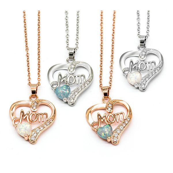 Mom Heart Shaped Necklace Pendant With Chain For Girls & Lady Silver Plated Zircon Gift Jewelry Accessories
Mom Heart Shaped Necklace Pendant With Chain For Girls & Lady Silver Plated Zircon Gift Jewelry Accessories