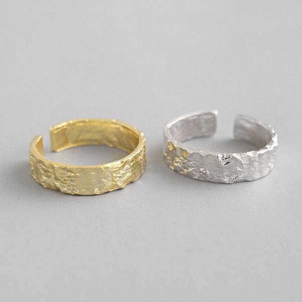 real 925 sterling silver ring for women 2019 irregular surface gold silver foil paper rings women resizable bagues pour femme, Golden;silver
real 925 sterling silver ring for women 2019 irregular surface gold silver foil paper rings women resizable bagues pour femme, Golden;silver