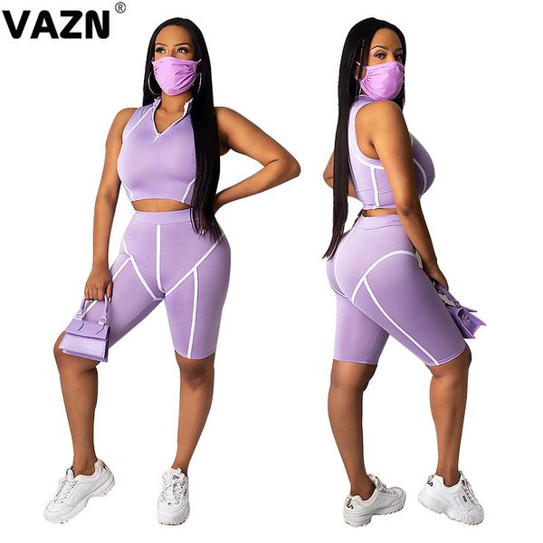 vazn 2020 мода лето спорт бег рукавов v-образным вырезом с коротким pant 3шт набор с маской повседневные комплекты пляжная одежда женская же, White
vazn 2020 мода лето спорт бег рукавов v-образным вырезом с коротким pant 3шт набор с маской повседневные комплекты пляжная одежда женская же, White