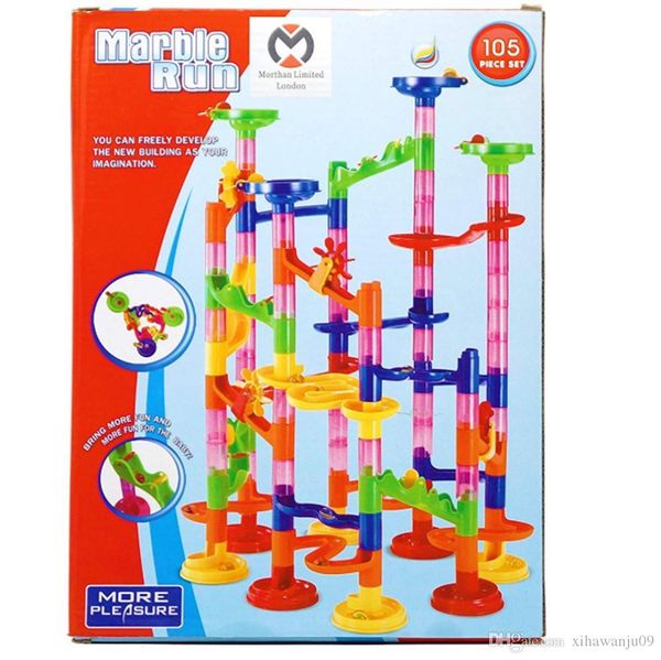 topqsc 105 шт. компл diy строительство мрамор гонки бег трек строительные блоки дети лабиринт мяч ролл развивающие игрушки подарок duploe бл
topqsc 105 шт. компл diy строительство мрамор гонки бег трек строительные блоки дети лабиринт мяч ролл развивающие игрушки подарок duploe бл