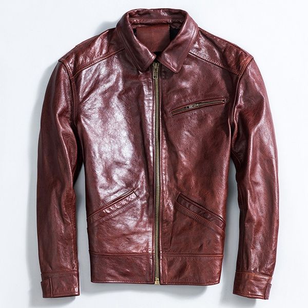 2020 new winter mens long sleeve jacket genuine leather jacket vintage slim fit motorcycle plus size s-4xl, Black
2020 new winter mens long sleeve jacket genuine leather jacket vintage slim fit motorcycle plus size s-4xl, Black