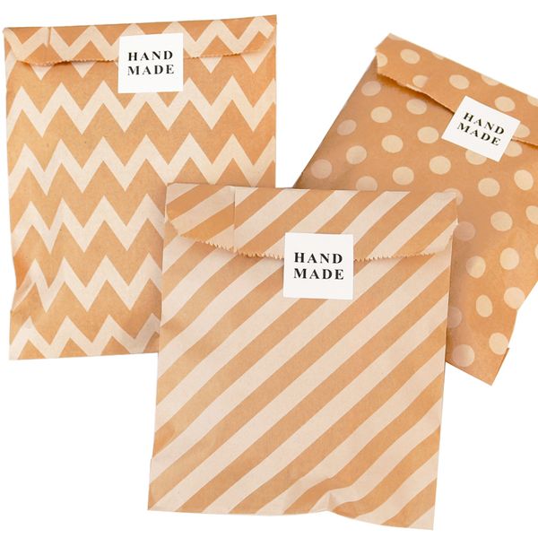 25pcs kraft paper bags striped gift candy bag chevron polka dots paper bags with seal sticker wedding party decoration gift
25pcs kraft paper bags striped gift candy bag chevron polka dots paper bags with seal sticker wedding party decoration gift