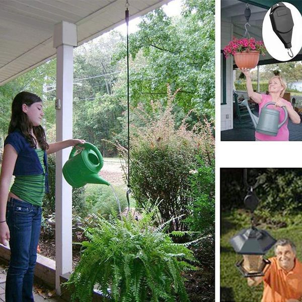 plastic retractable pulley hanging basket pull down hanger garden flower plant baskets pots garden tools support under 15kg
plastic retractable pulley hanging basket pull down hanger garden flower plant baskets pots garden tools support under 15kg