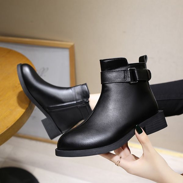 winter snow boots waterproof leather buckle ankle boots winter warm for women outdoor shoes leather women slip u11-89, Black
winter snow boots waterproof leather buckle ankle boots winter warm for women outdoor shoes leather women slip u11-89, Black