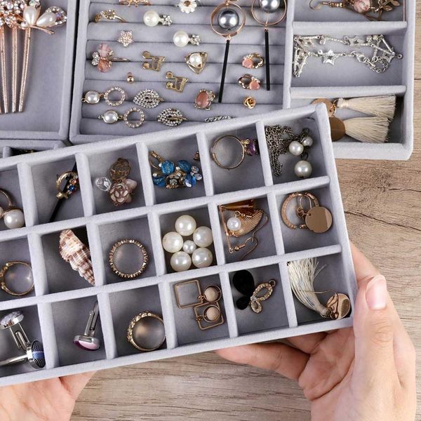 velvet jewelry storage tray display jewel holder stand bracelet necklace ring storage box showcase drawer jewelry organizer
velvet jewelry storage tray display jewel holder stand bracelet necklace ring storage box showcase drawer jewelry organizer