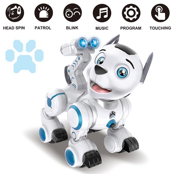 remote control dog rc interactive intelligent walking dancing robot puppy toys electronic pet with light sound for kids y200414
remote control dog rc interactive intelligent walking dancing robot puppy toys electronic pet with light sound for kids y200414
