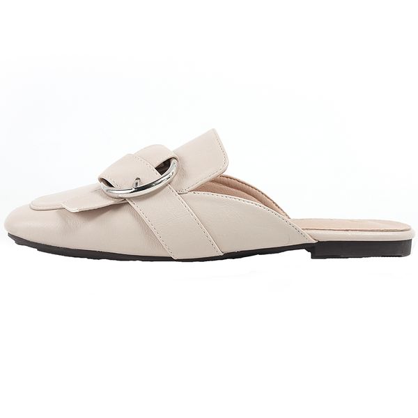 half slippers women wear fashion flat joker 2019 summer new baotou lazy shoes no heel sandals, Black
half slippers women wear fashion flat joker 2019 summer new baotou lazy shoes no heel sandals, Black