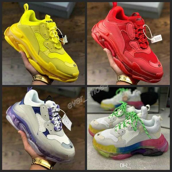 2019 new triple s sneakers green red yellow crystal bottom luxury men women fashion paris kanye 17fw dad designer trainers shoes 36-45
2019 new triple s sneakers green red yellow crystal bottom luxury men women fashion paris kanye 17fw dad designer trainers shoes 36-45