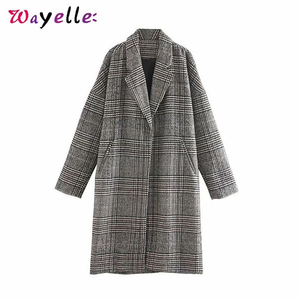 plaid длинные пальто женщин пальто зимы 2019 сыпучие vintage chic шерсти корейский пальто однобортный теплый tide элегантный шерсть женщины, Black
plaid длинные пальто женщин пальто зимы 2019 сыпучие vintage chic шерсти корейский пальто однобортный теплый tide элегантный шерсть женщины, Black