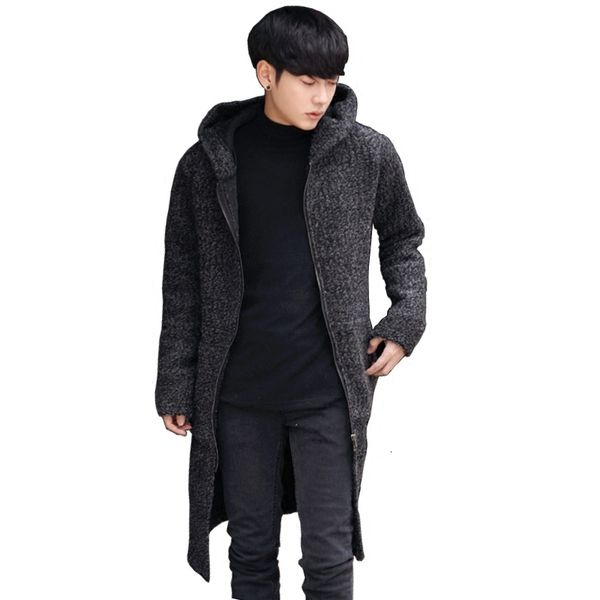 autumn new fashion mens causal knit cardigan man sweaters long loose style hooded coats zipper jacket outwear plus size 4xl, White;black 
autumn new fashion mens causal knit cardigan man sweaters long loose style hooded coats zipper jacket outwear plus size 4xl, White;black