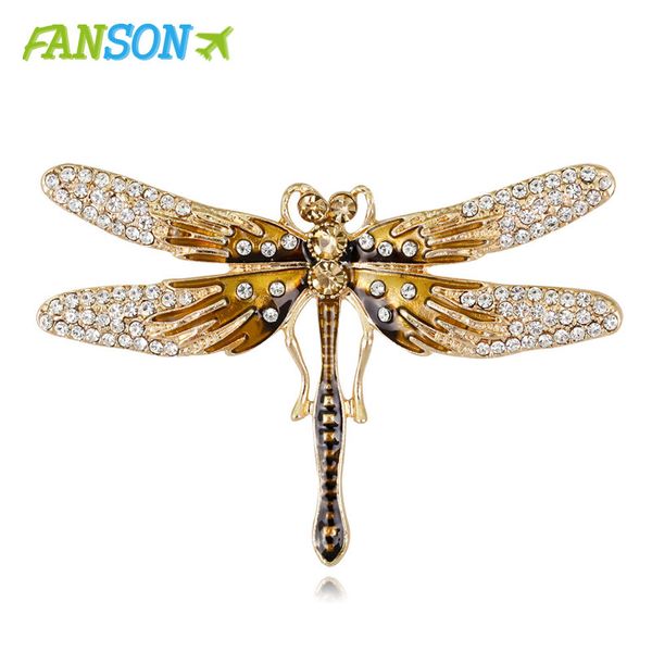 fanson dragonfly enamel brooches pins for women insect crystal brooch lapel pin men suit scarf buckle banquet weddings gift, Gray
fanson dragonfly enamel brooches pins for women insect crystal brooch lapel pin men suit scarf buckle banquet weddings gift, Gray