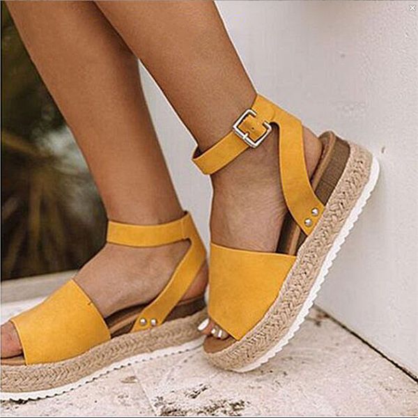 sandals summer roman fashion women strap wedges shoes casual peep toe espadrille femme flat, Black
sandals summer roman fashion women strap wedges shoes casual peep toe espadrille femme flat, Black