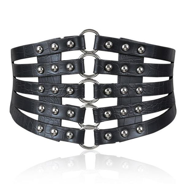 2020 brand design vintage metal ring belt gold ladies women belts female fashion rivet wide waist elastic 5 straps pu belt, Black;brown
2020 brand design vintage metal ring belt gold ladies women belts female fashion rivet wide waist elastic 5 straps pu belt, Black;brown