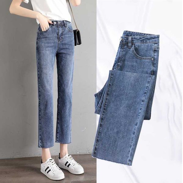 plus size skinny jeans high waist for women 2020 loose straight pants ankle-length spring clothing cotton jeans mujer vaqueros, Blue
plus size skinny jeans high waist for women 2020 loose straight pants ankle-length spring clothing cotton jeans mujer vaqueros, Blue